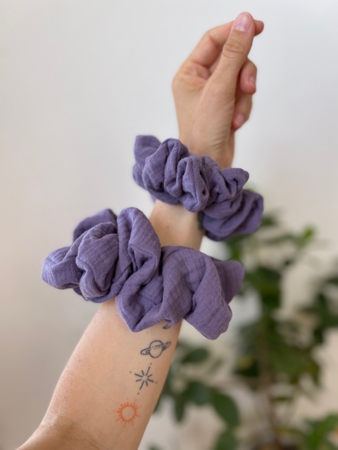 scrunchie lawenda s i m
