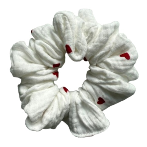 scrunchie serca bez tła