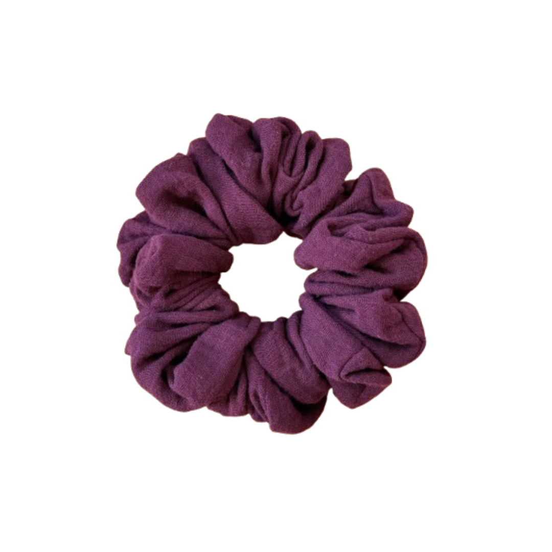 scrunchie muślinowe